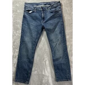 Calvin Klein Jeans Womens 10 Slim Boyfriend Straight Leg Preppy Casual America